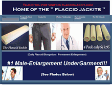 Tablet Screenshot of flaccidjackit.com